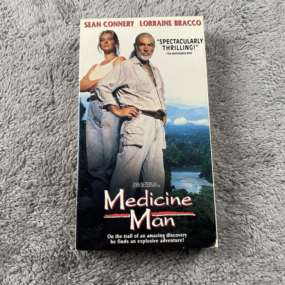Medicine Man VHS 1992 Sean Connery